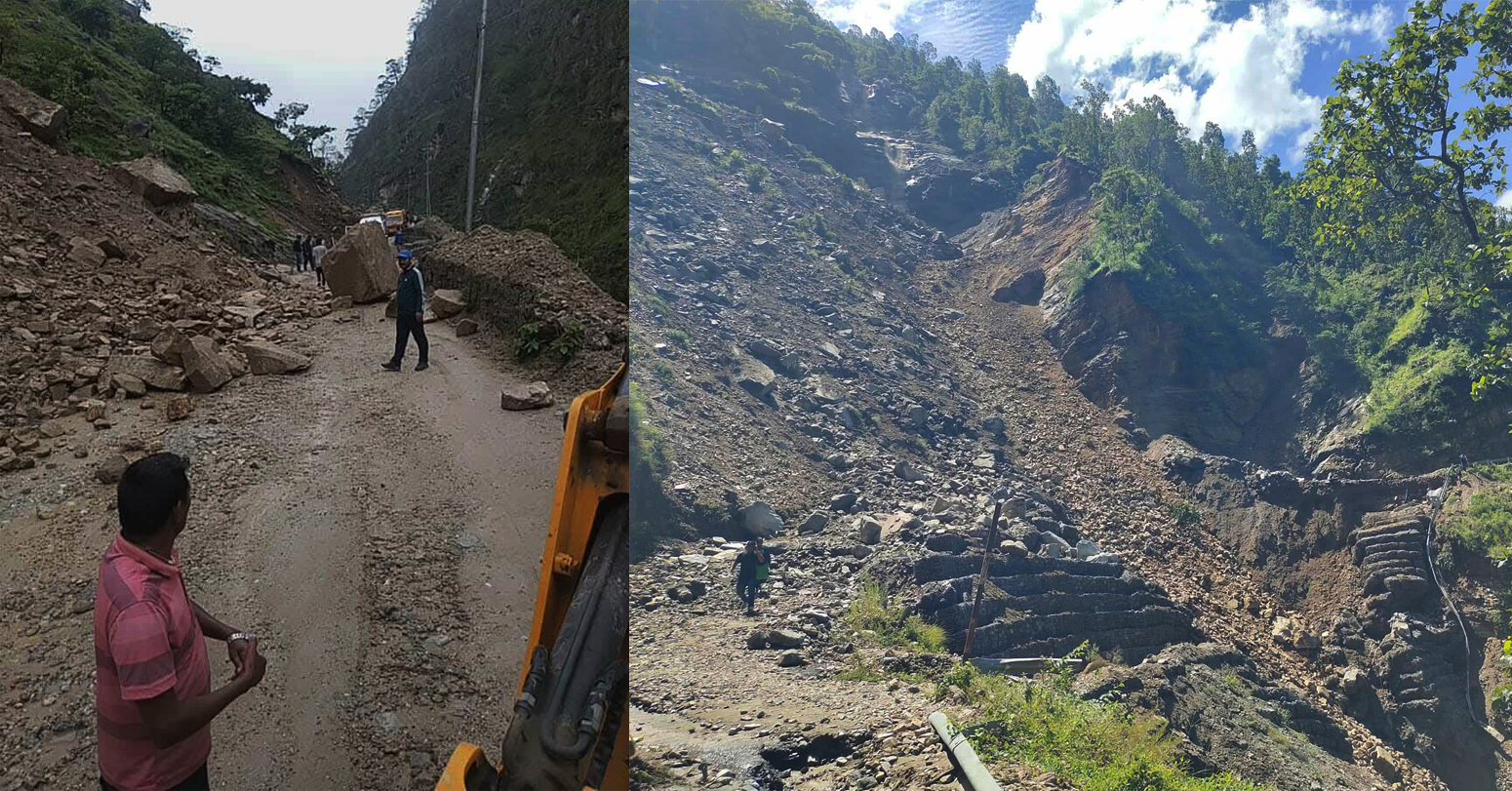 कर्णाली राजमार्गमा ठूला सवारीसाधन सञ्चालनमा रोक