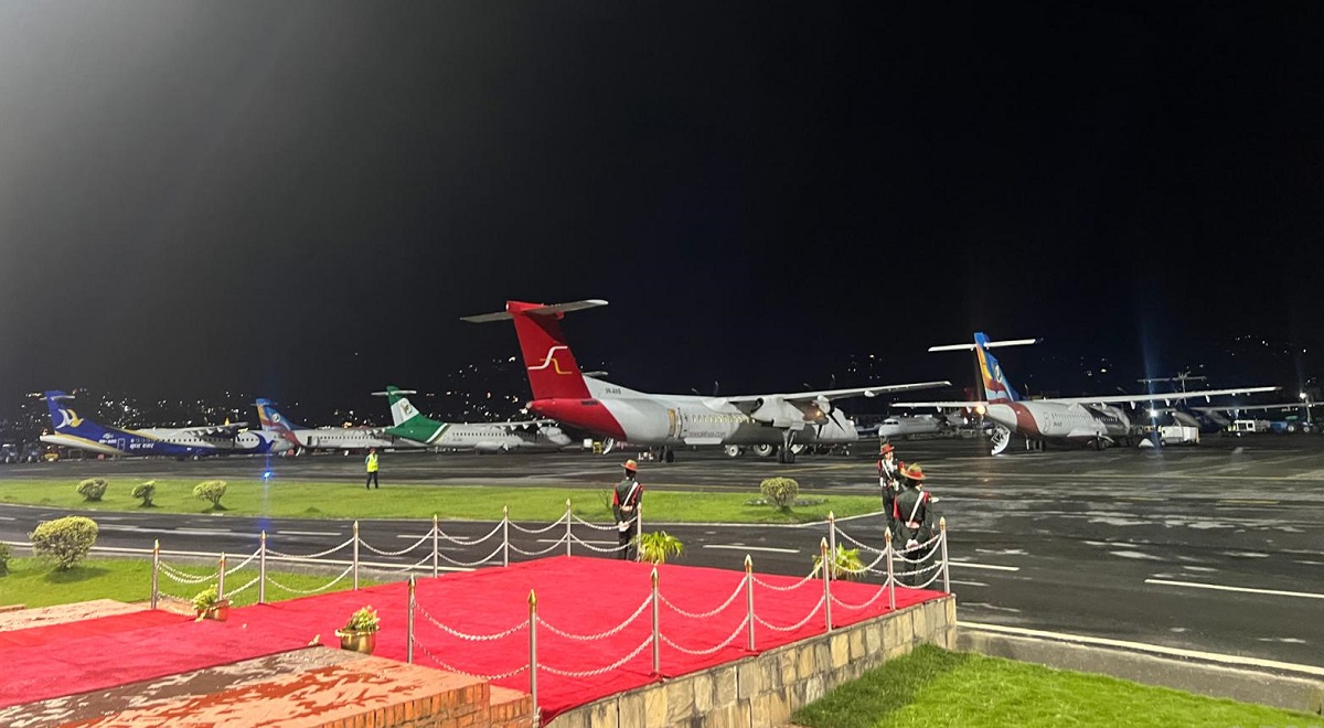 अविरल वर्षाका कारण त्रिभुवन अन्तर्राष्ट्रिय विमानस्थलका आन्तरिकतर्फका उडान स्थगन