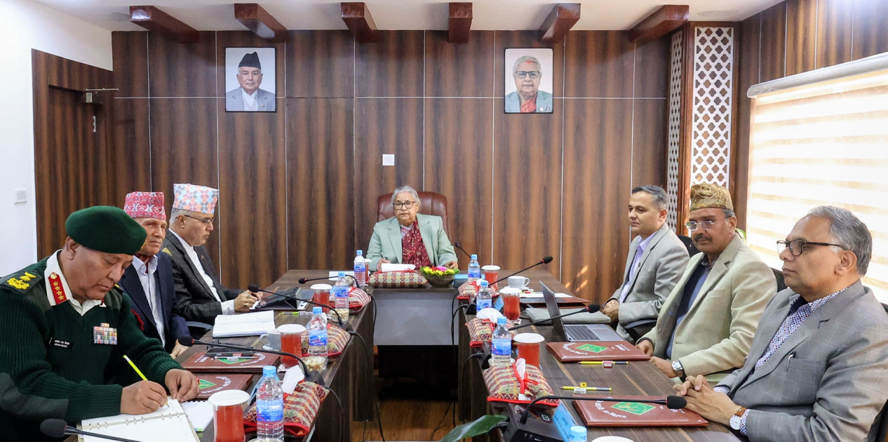 सुरक्षा निकायलाई थप समन्वयात्मक रूपमा परिचालन गर्ने सुरक्षा परिषद्को निर्णय