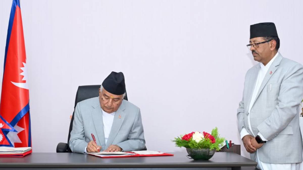 राष्ट्रपतिले जारी गरे सम्पत्ति शुद्धीकरण निवारण अध्यादेश